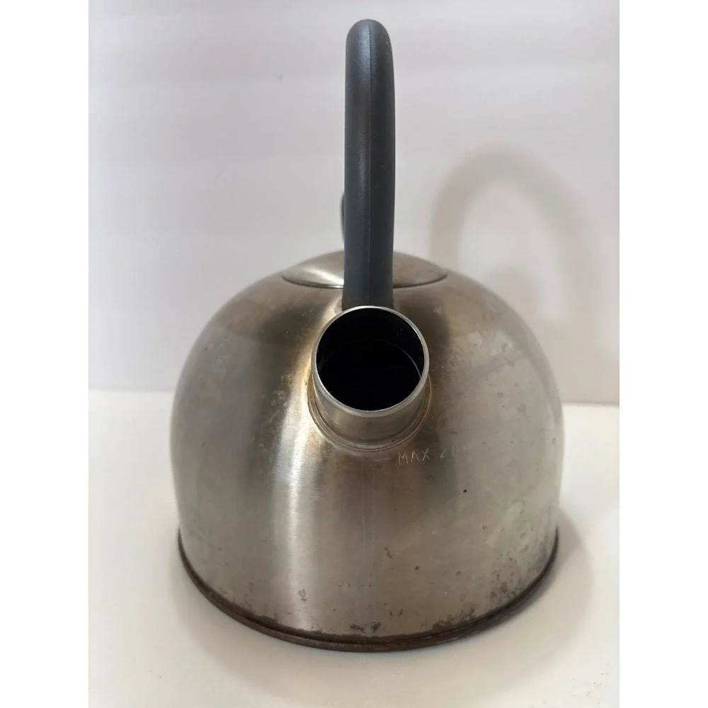 RARE Vintage IKEA 365+ Tea Kettle Stainless Steel MCM Swedish Design Sue Pryke